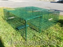 Dolmányos varjú csapda - kombinált, 4 fogórekeszes