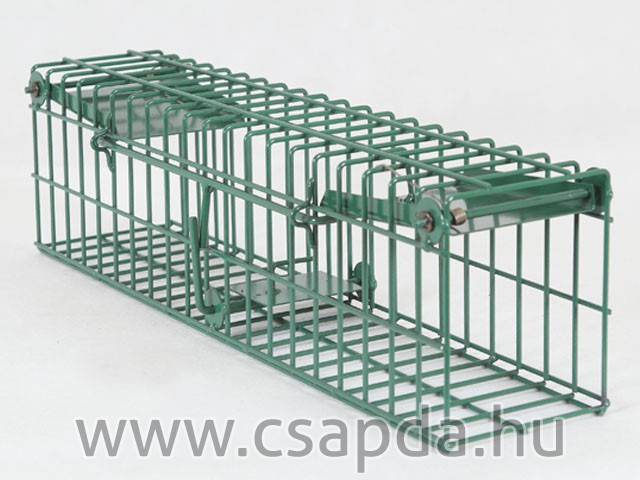 Patkánycsapda 500x100x125mm, gyorsítórugós Patkánycsapda 500x100x125mm, gyorsítórugós